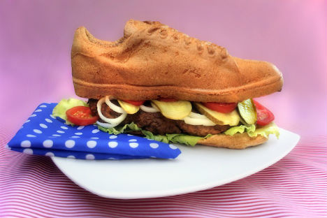 3D Food Shoe Burger