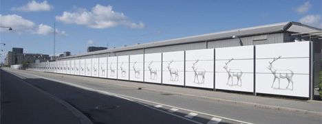 deer mural copenhagen