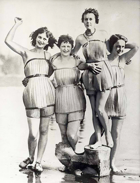 Bizarre Inventions Wooden Swimsuit