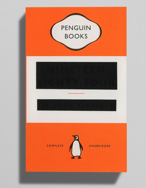 orwell book art cover