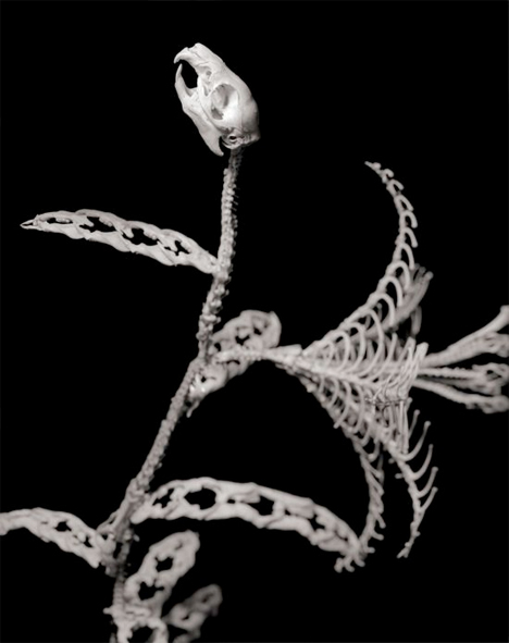 Bone Flowers Skeleton Sculptures 5