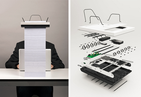 stack minimal printer design