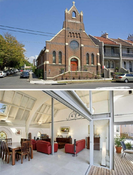 Converted Church Concealing Modern Home 1