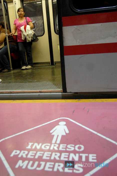 Guadalajara Mexico women-only train car