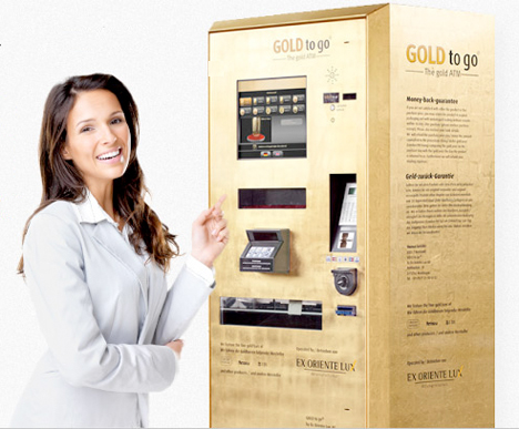Weird Vending Machines Gold Bars