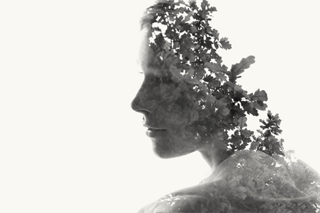 double exposures nature and humans