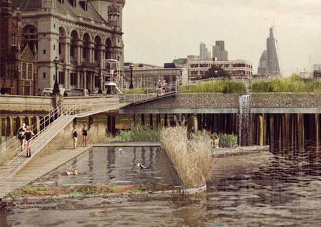 london urban swimming design