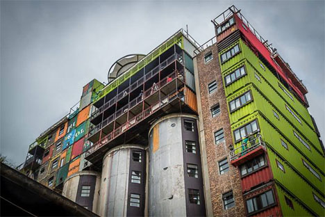 Shipping Container Silo Student Housing 2