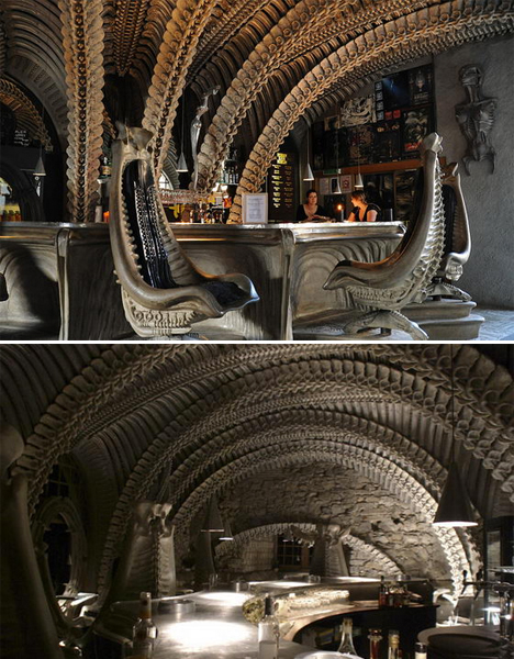 Surreal Interiors Giger Bar