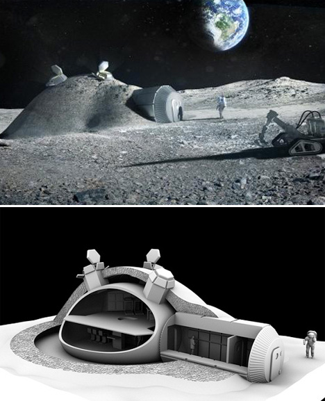 Space Architecture Foster moon