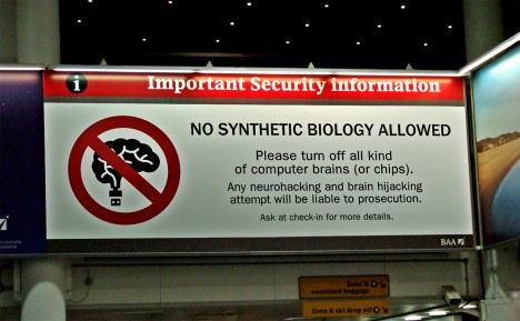 no synthetic biology allowed