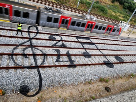 train art rail music