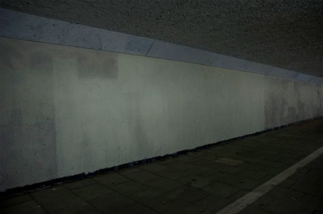 street art blank wall