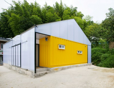 Low Cost Shipping Container House 1