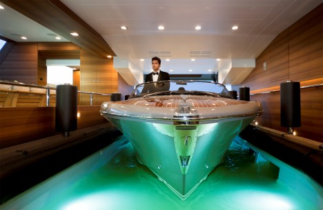 Floating Garage Mega Yacht 1