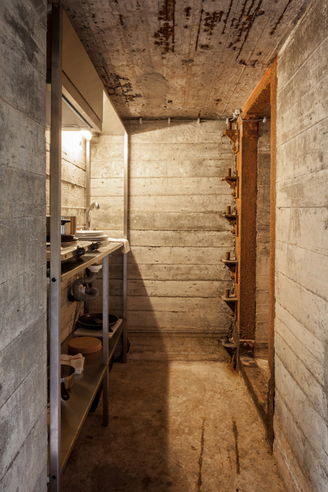 bunker house minimal kitchen