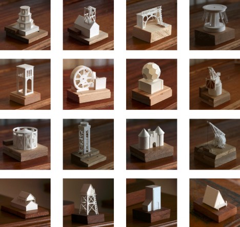 tiny architectural crafted models