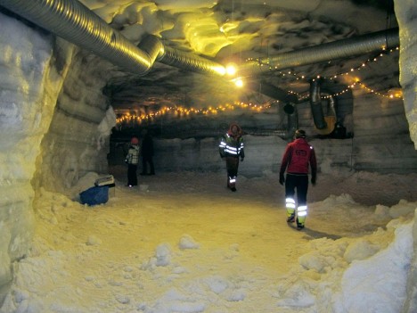 ice cave infrastructure