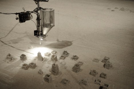 robot art sand sculptures 2