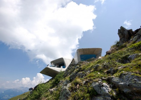 mountain museum overhang