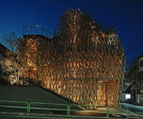 wooden architecture lattice 4