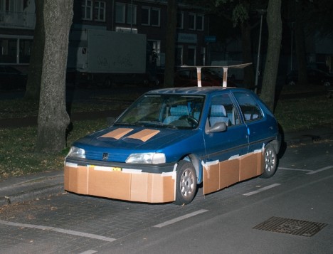 cardboard customized car 1