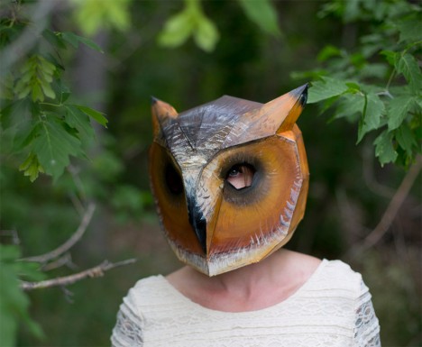 diy owl mask