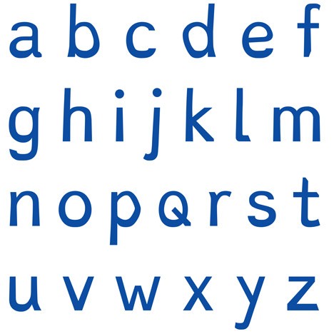 dyslexie bold letters bottoms