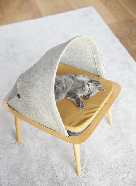 modernist kitty stool