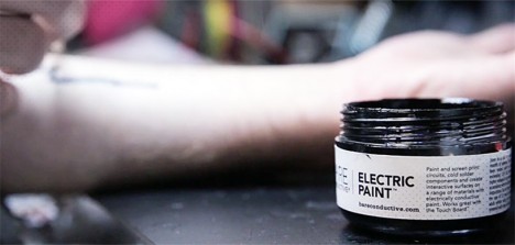 wearable electric ink paint