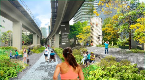 Underline: 10-Mile Park to Trace Path of Elevated Rail in Miami