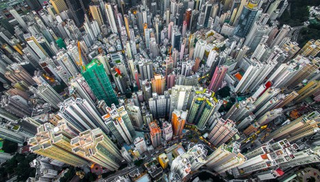 Urban Jungle: Dizzying Drone Photos of Hong Kong from Above