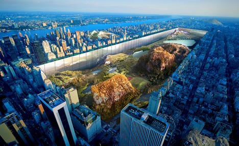 Sunken Central Park: ‘Sidescraper’ Wraps Excavated Landscape