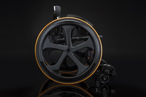 future wheelchair carbon black