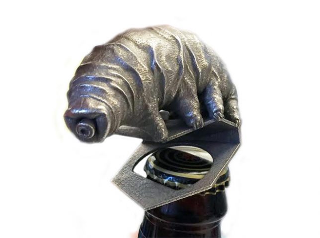 3d printed tardigrade bottle opener