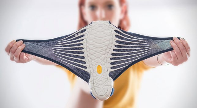 flexible origami shoe sole