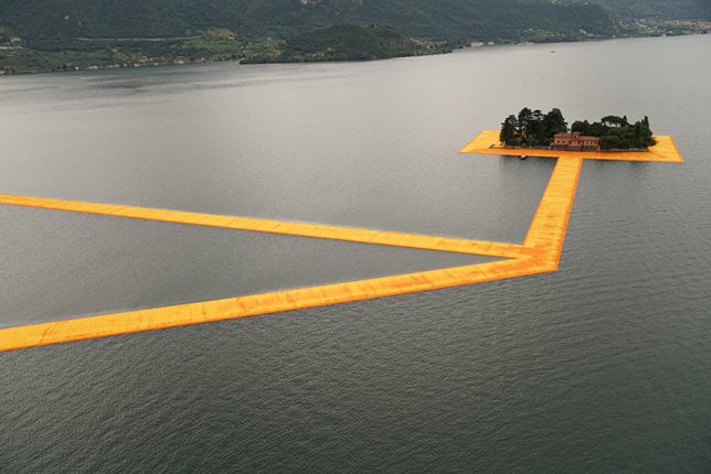 floating lake art