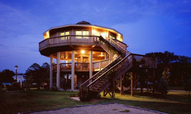 modern round house