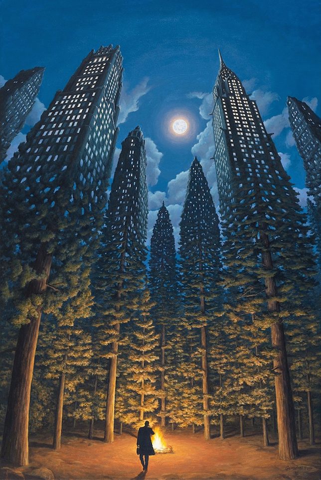 night-skyscraper-trees