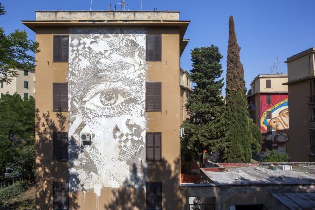 vhils scratched mural 1