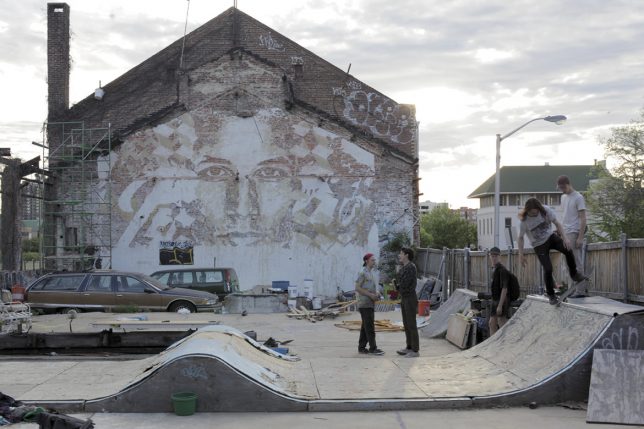 vhils scratched mural 8